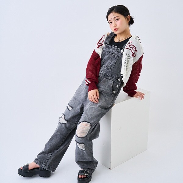 【GOODPRICE】【ベーシック】デニムオーバーオール