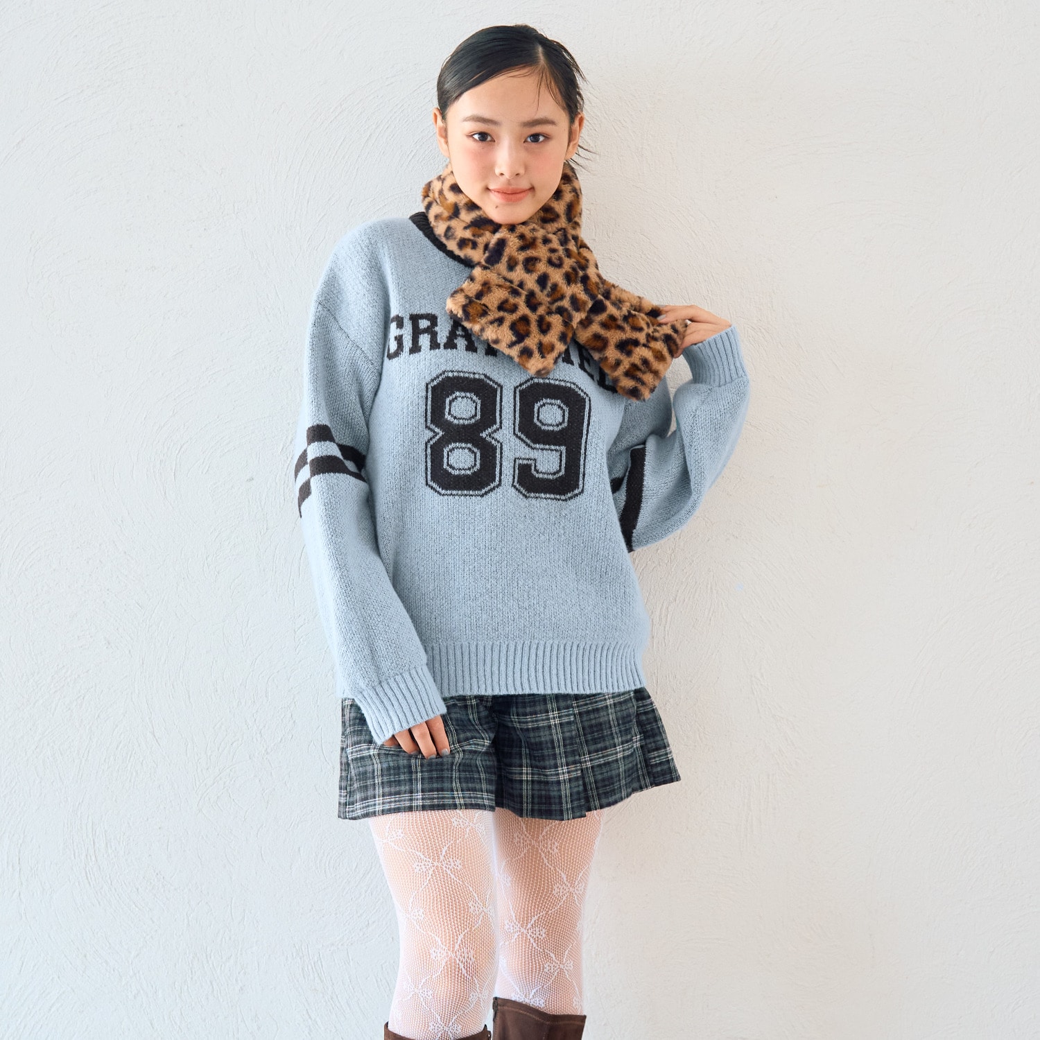 【起毛】美脚見えタックフレアキュロット