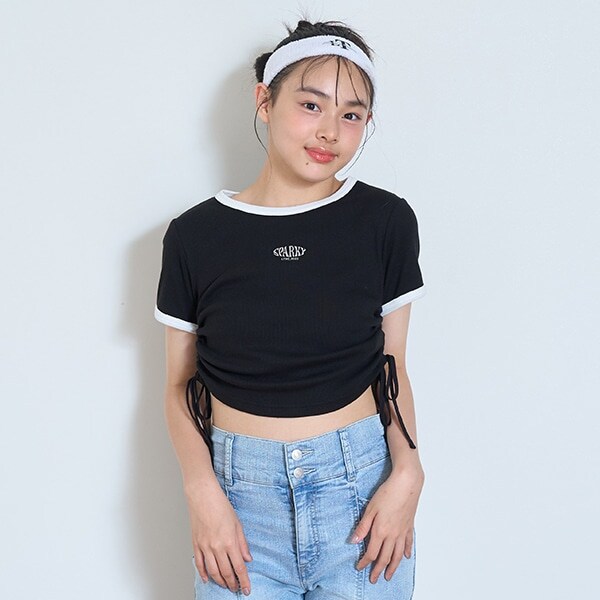 【接触冷感/ひんやり】ドロストテレコTシャツ