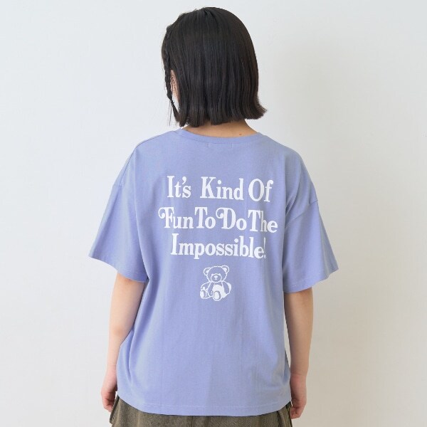 【GOODPRICE】【綿100％】ベアー刺しゅうTシャツ