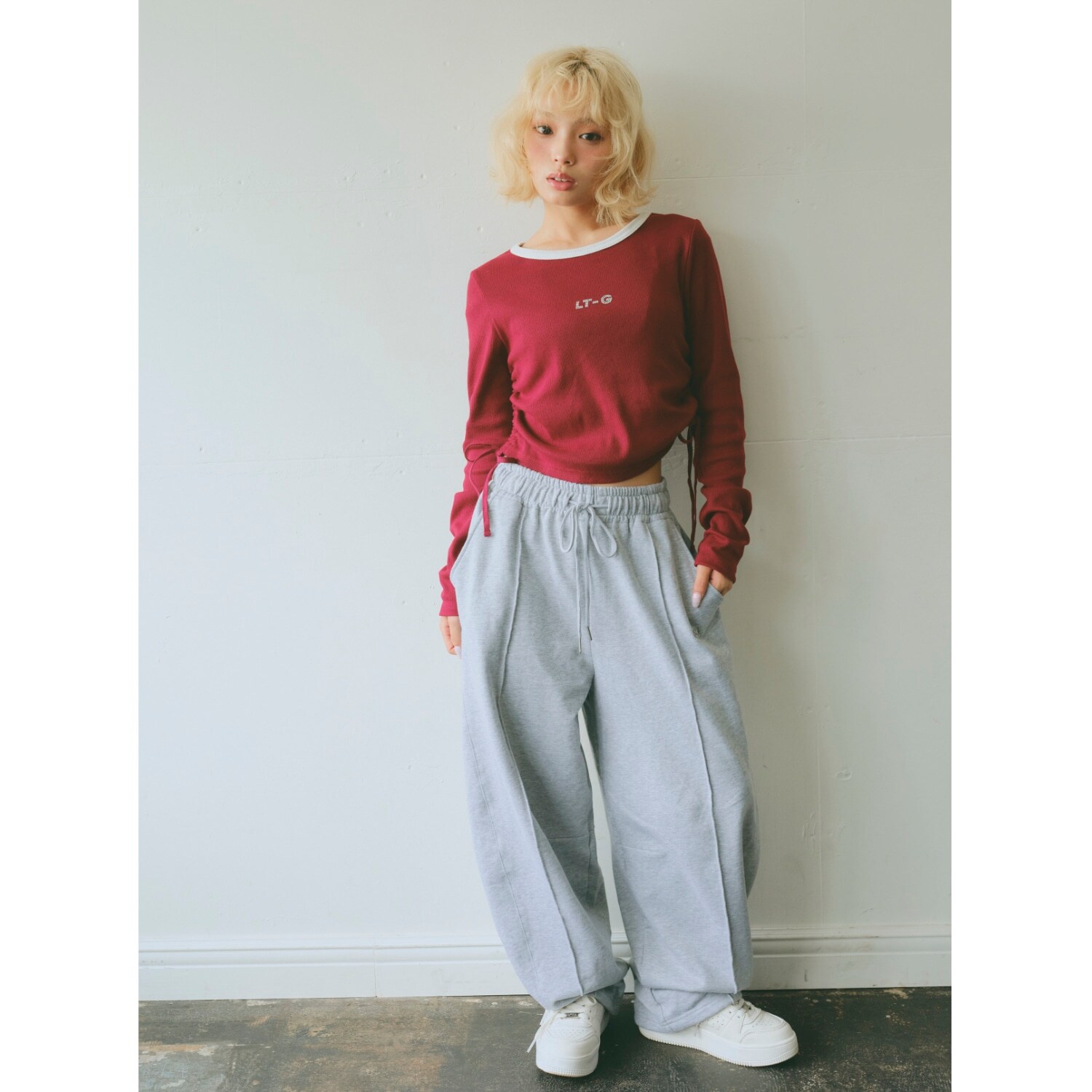 テレコドロスト長袖Tシャツ