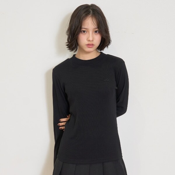 【吸湿発熱】テレコ長袖Tシャツ