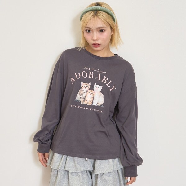 グラフィックアソート長袖Tシャツ