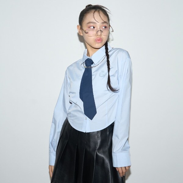 【ラブトキガールコラボ】ネクタイツキ長袖シャツ