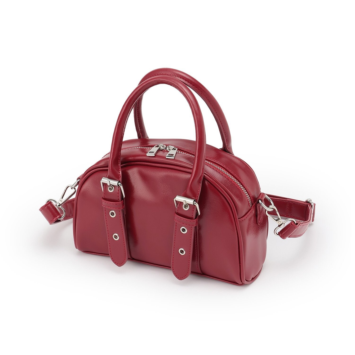 ハンドルバックルミニボストン