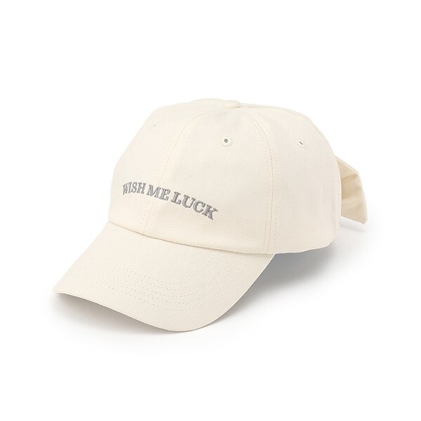 【綿100％】バックリボンキャップ