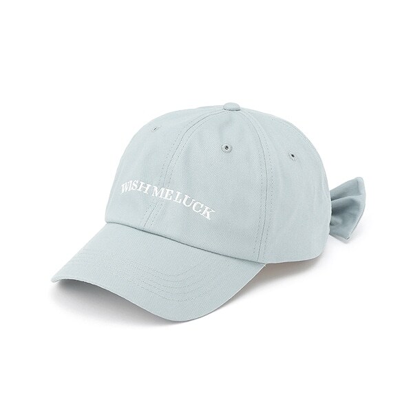 【綿100％】バックリボンキャップ