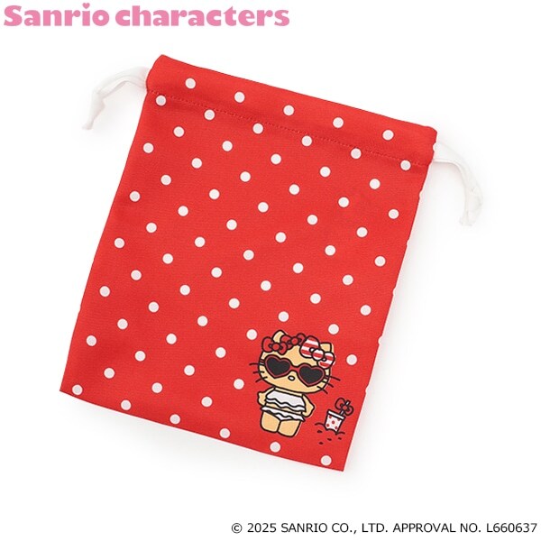 【ハローキティ】日焼け 巾着