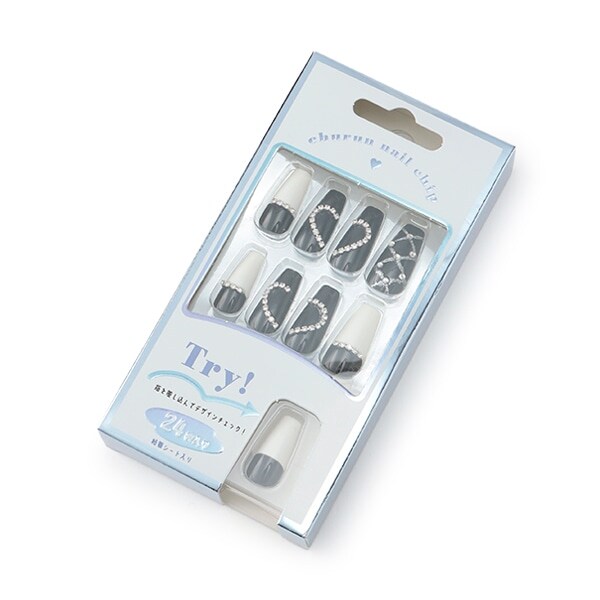 スクエアロングネイルチップ