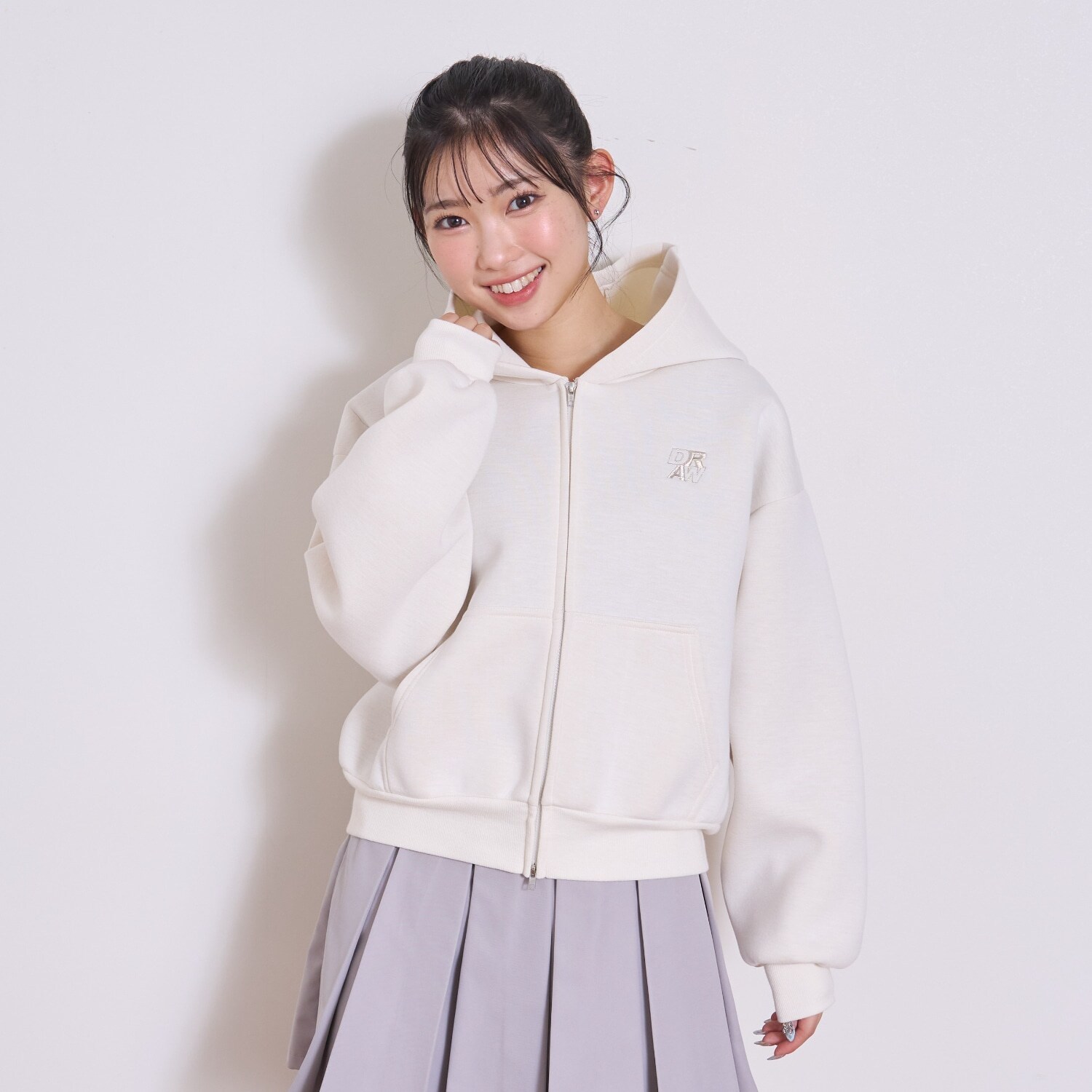 【ふわカル/セット可】ダンボールZIPパーカ