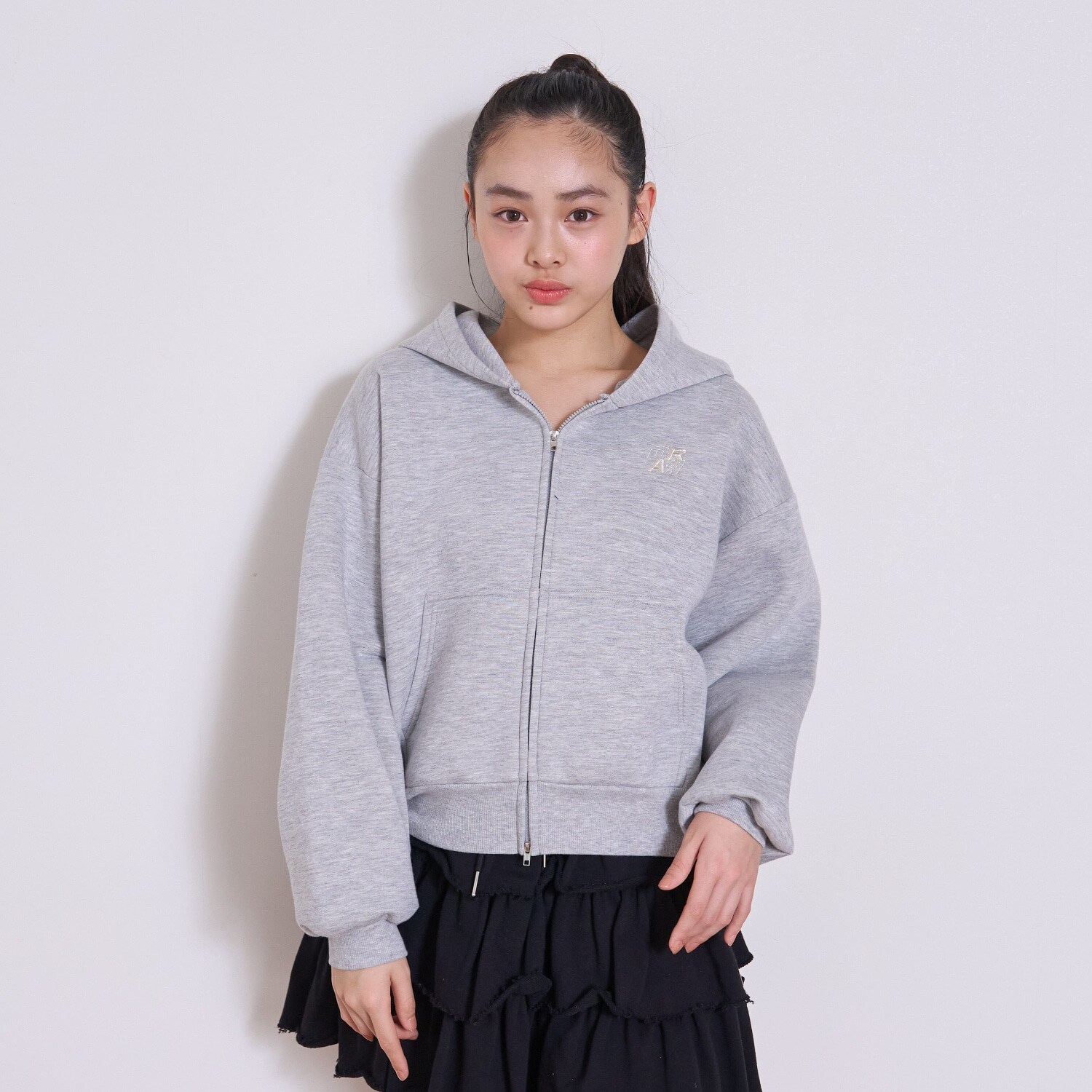 【ふわカル/セット可】ダンボールZIPパーカ