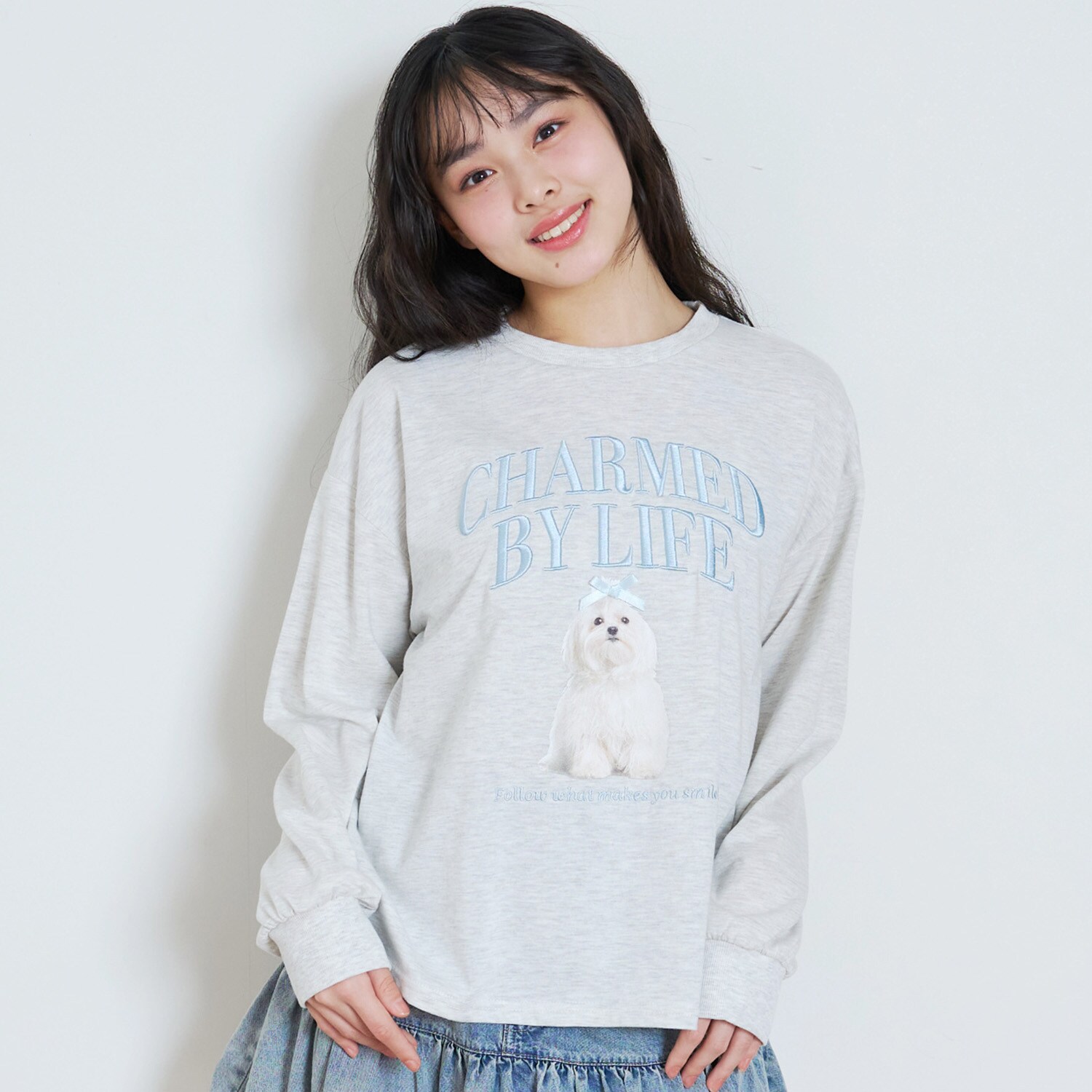 【綿100%】グラフィックアソート長袖T