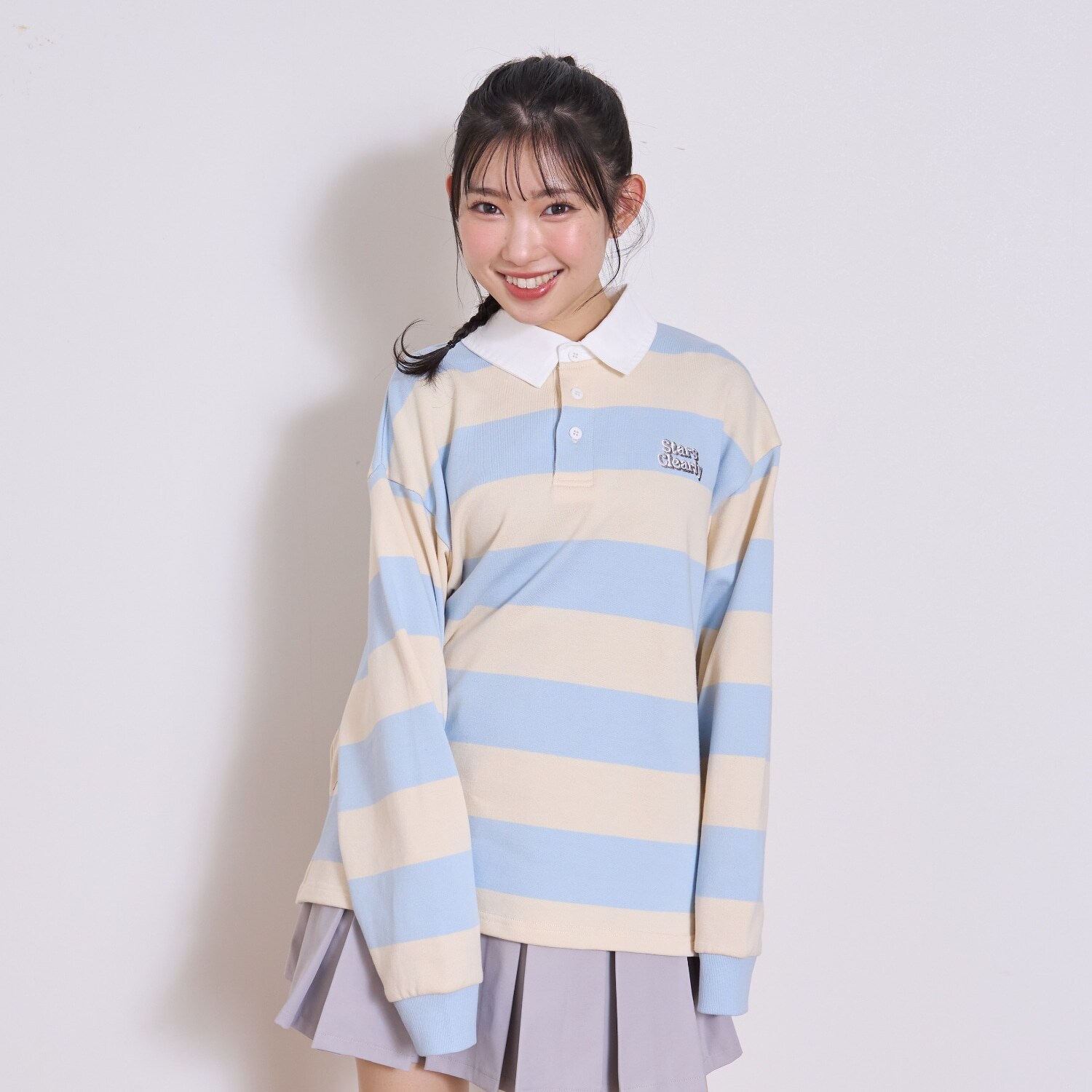 【綿100%】ルーズラガー裏毛プルオーバー