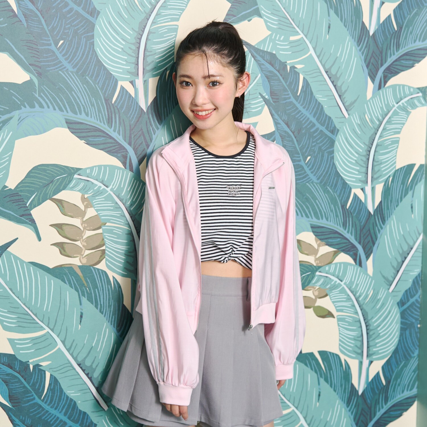 カップつきテレコタンクトップ