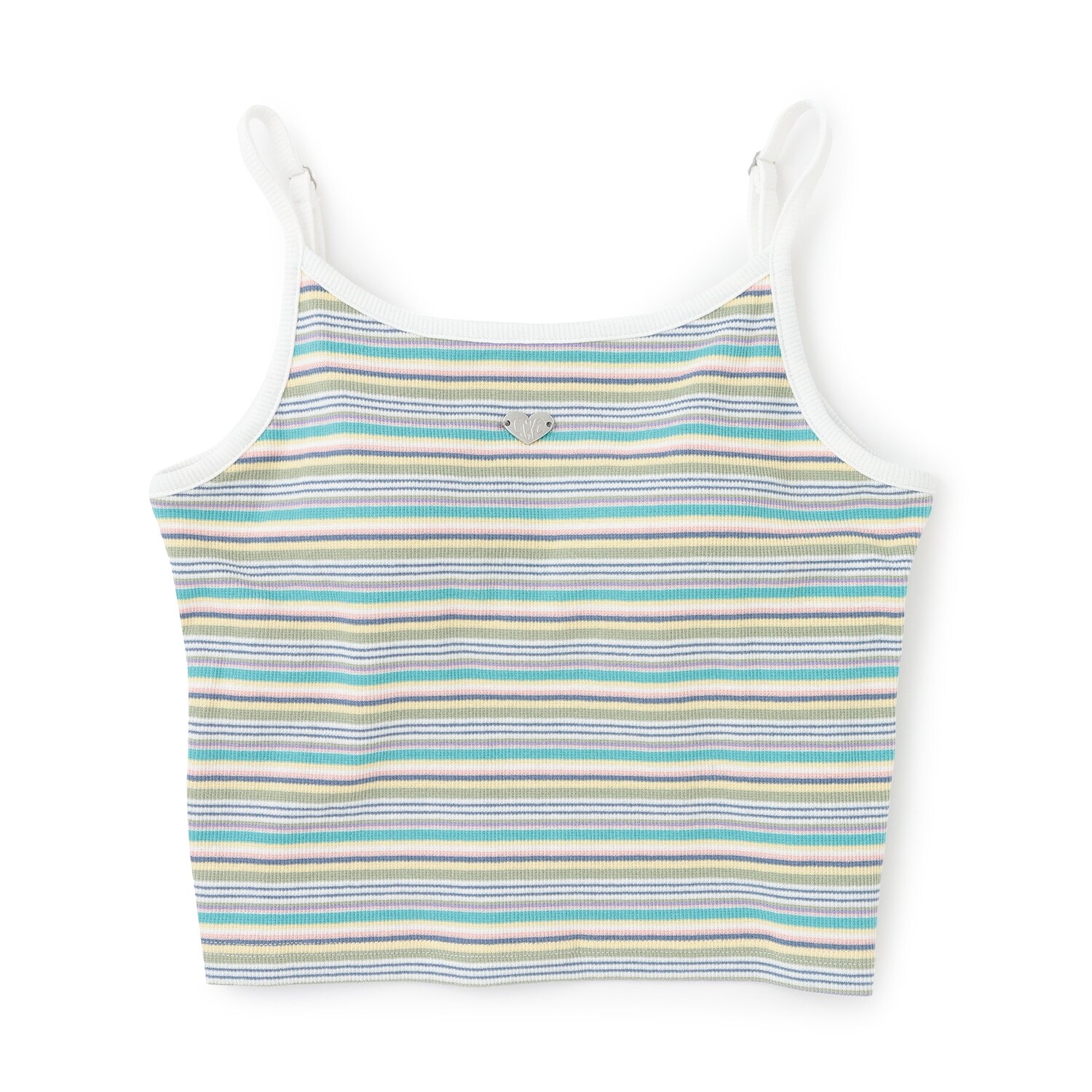 【抗菌防臭】カップつきパイピングキャミソール