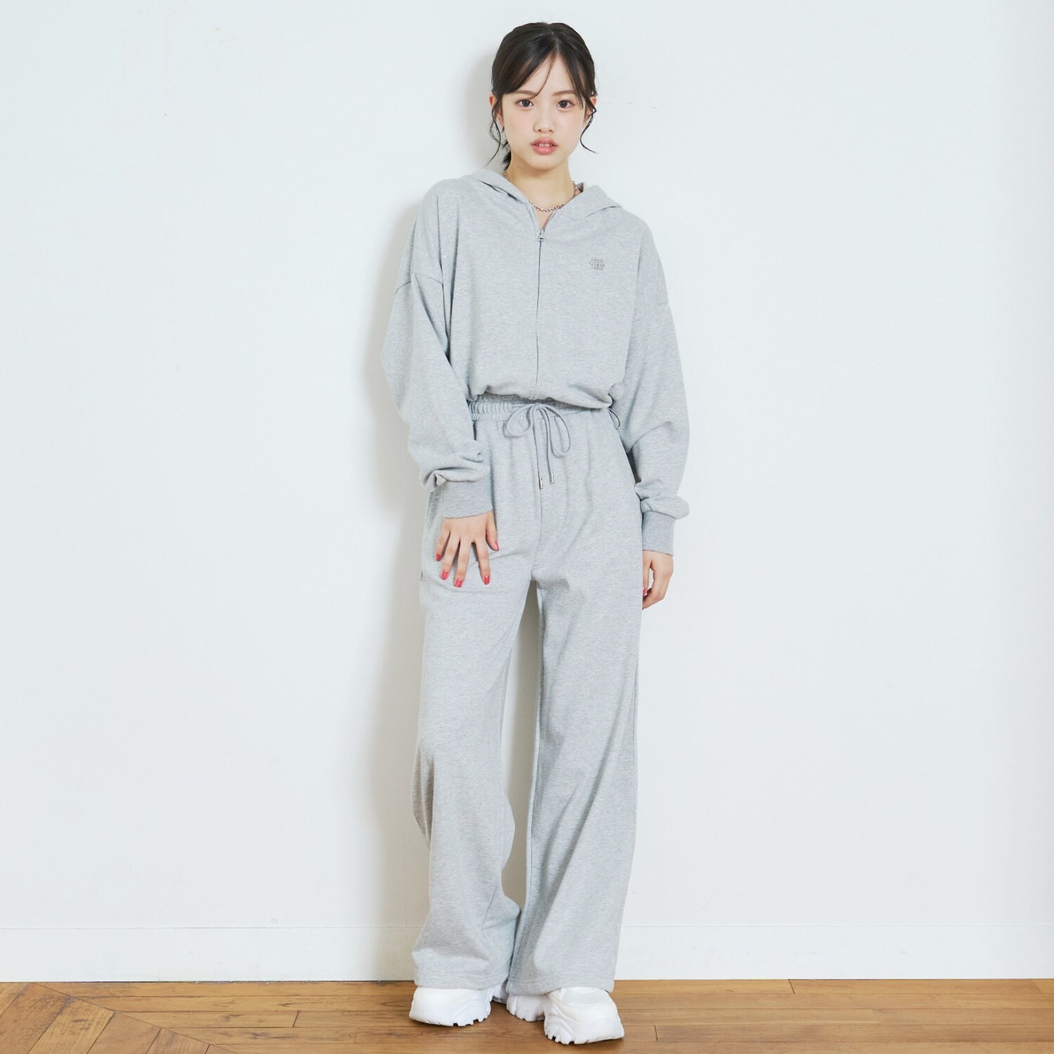 キラキラロングパンツセットアップ