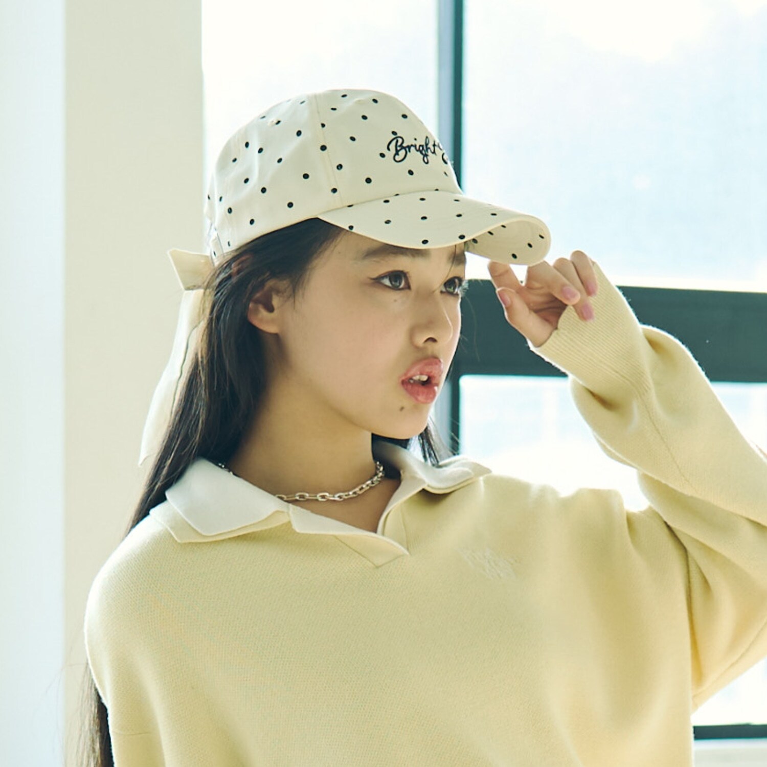 バック映えリボンキャップ