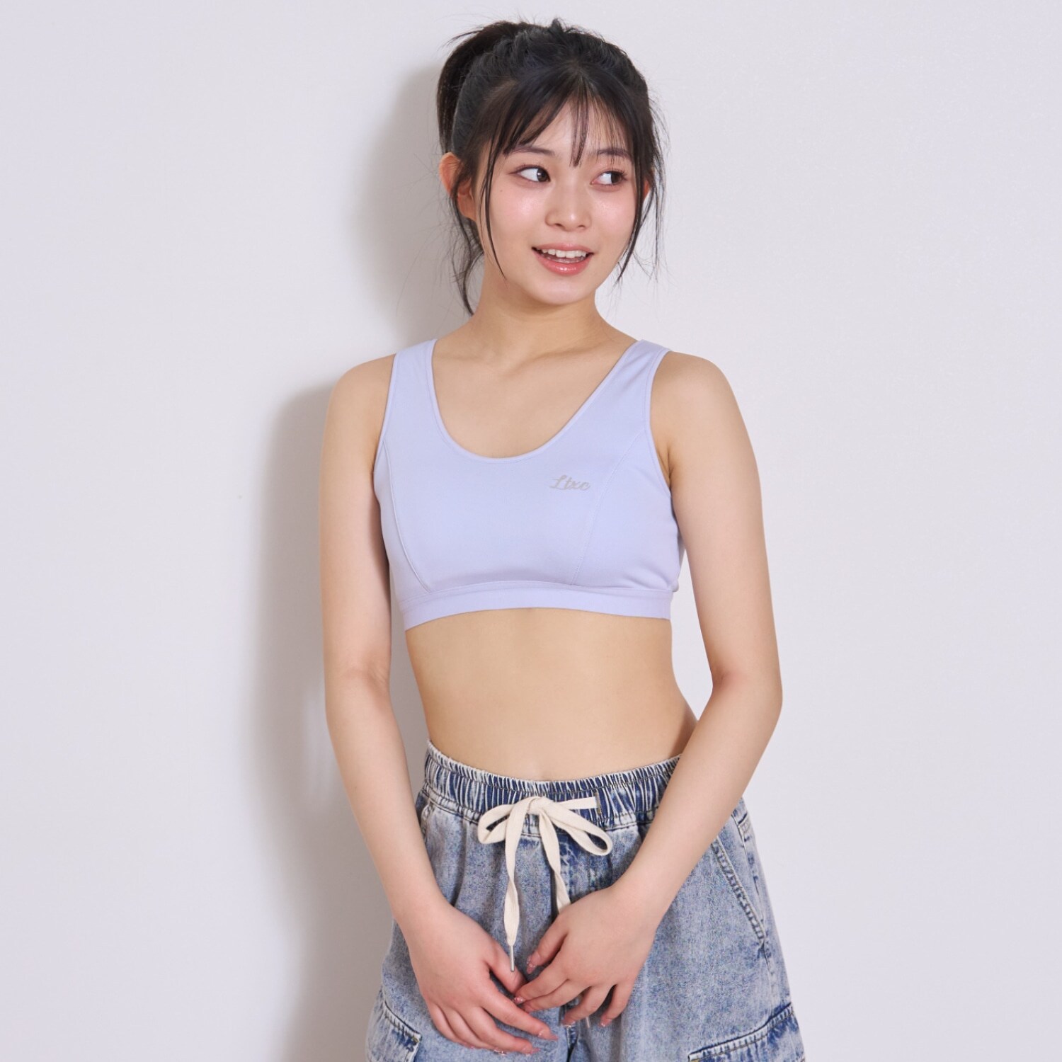 メッシュハーフトップ