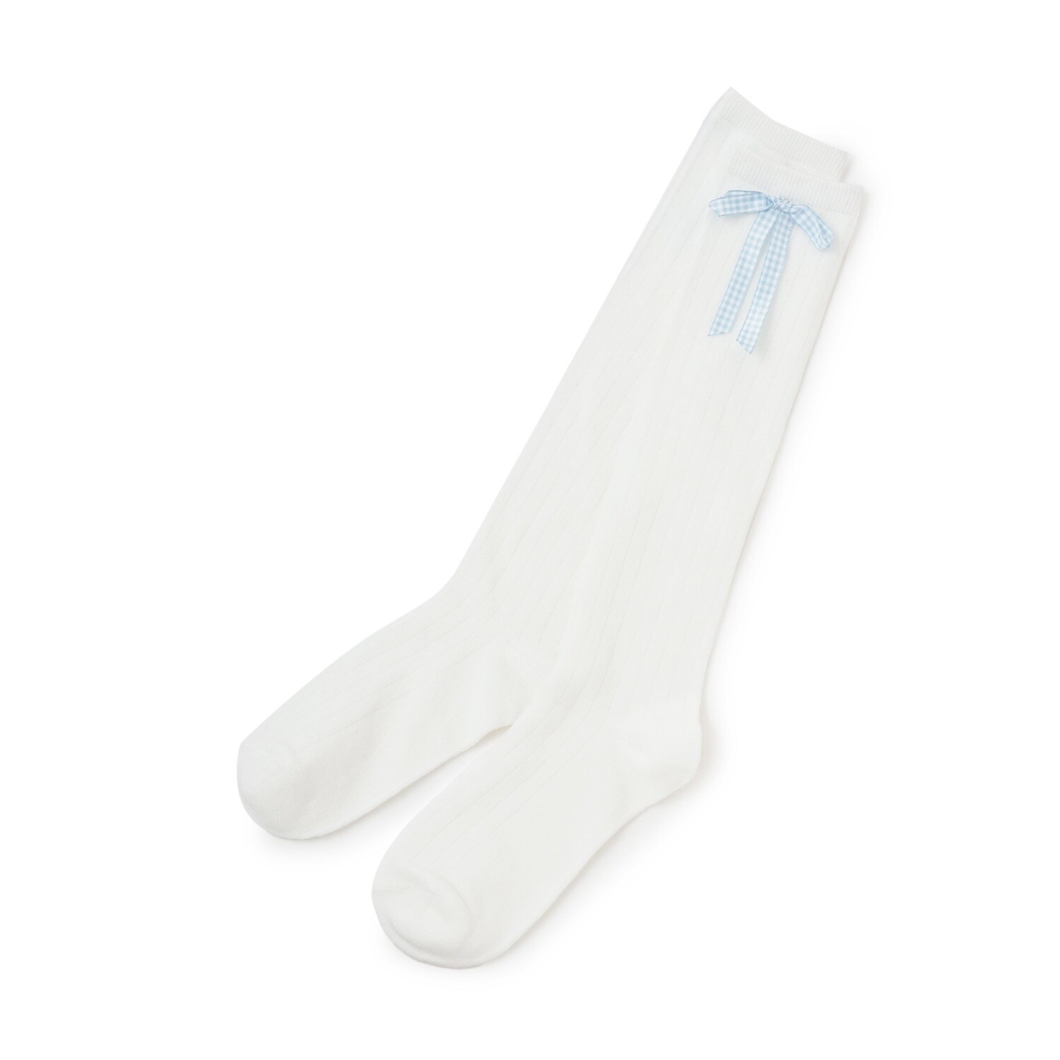 リボンハイソックス