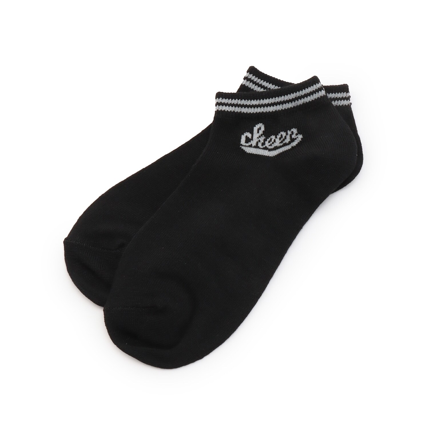 ラインロゴスニーカー丈ソックス