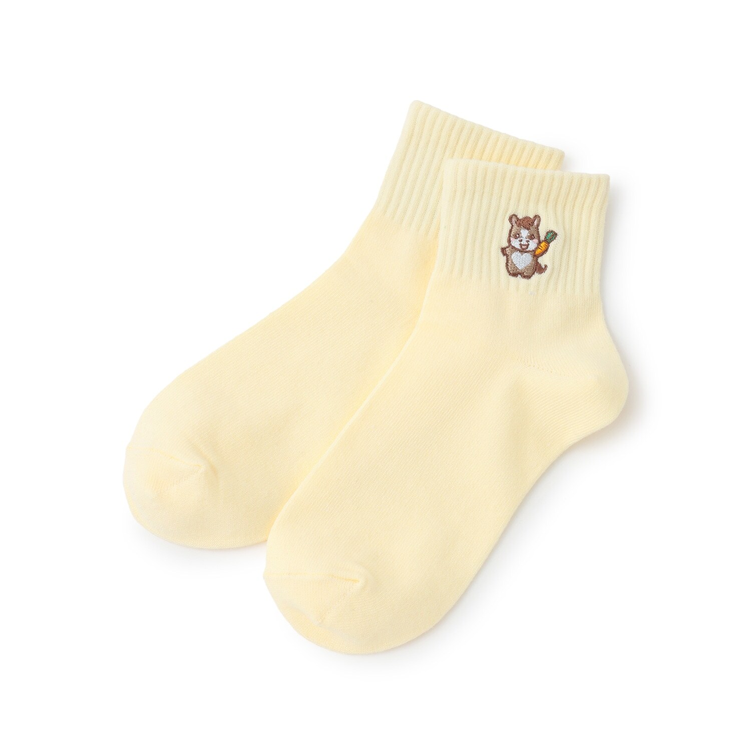 うま刺しゅうクルブシ丈ソックス