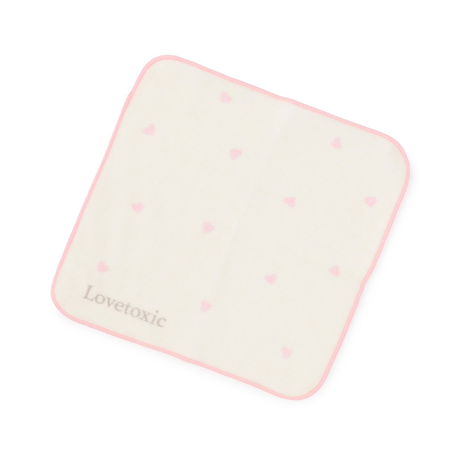 ハート総柄ハンドタオル