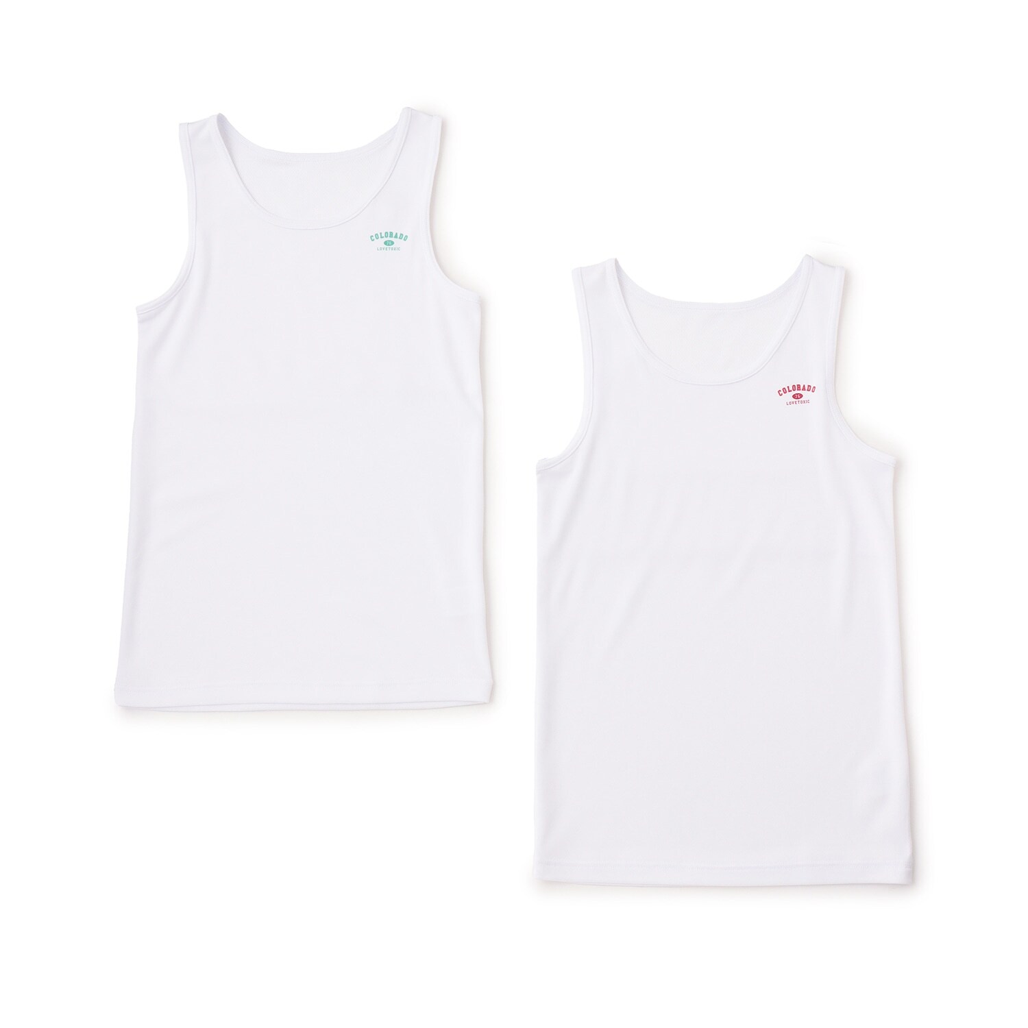 2枚組胸二重タンクトップ