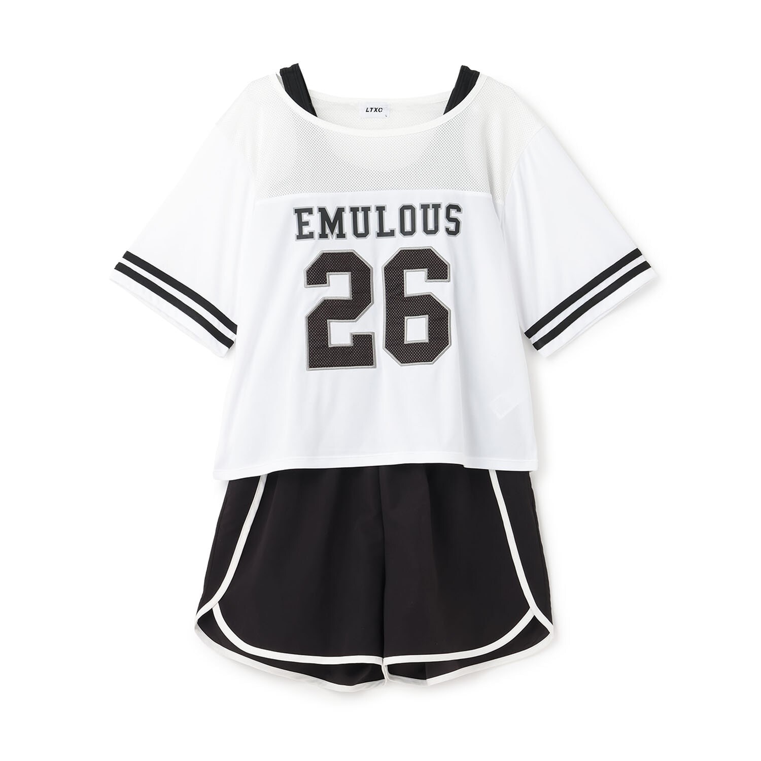 ナンバーメッシュ4点セット水着