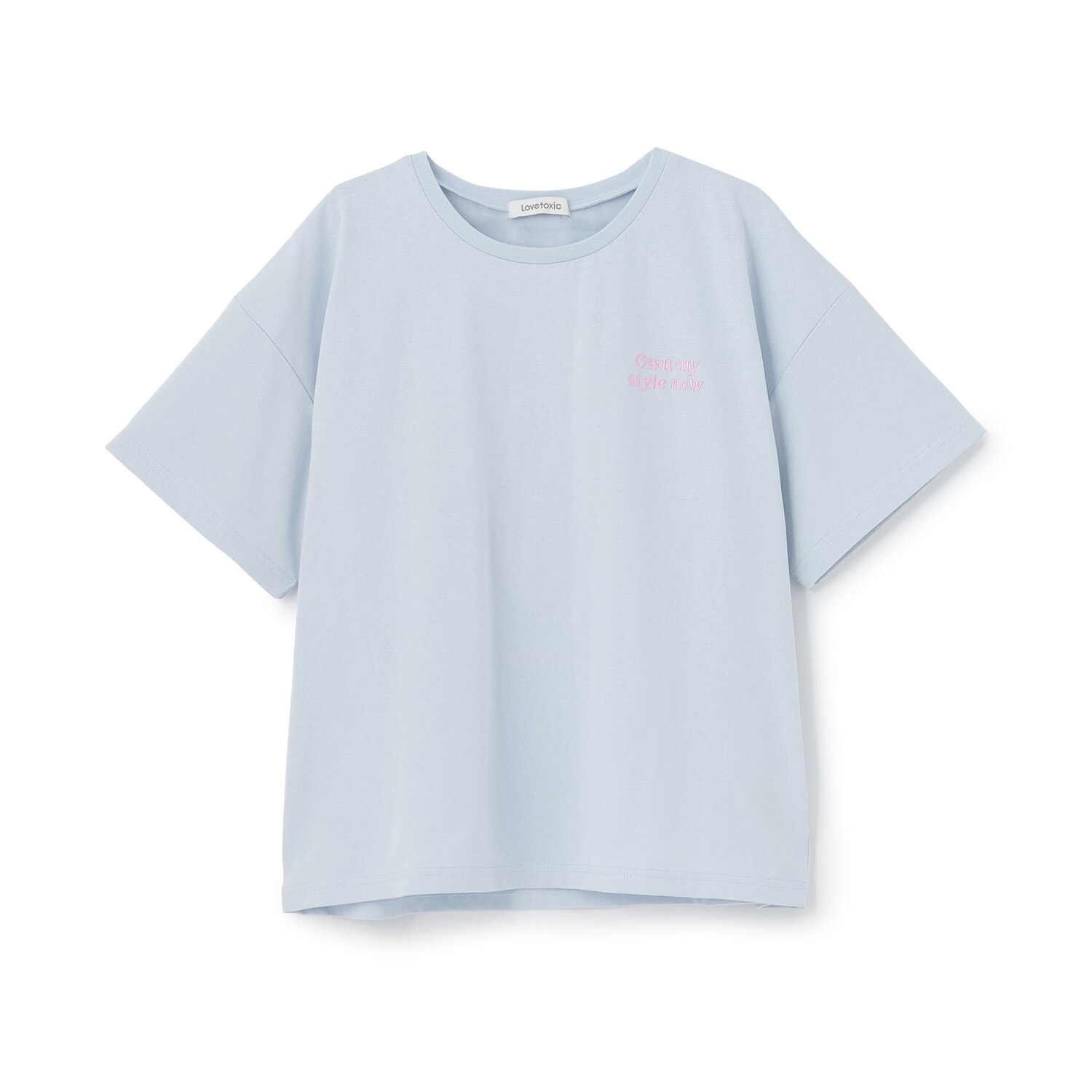 【綿100%】バックハートロゴ刺しゅう半袖T
