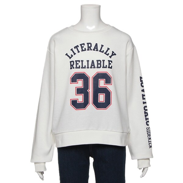 ナンバーロゴ裏毛トレーナー