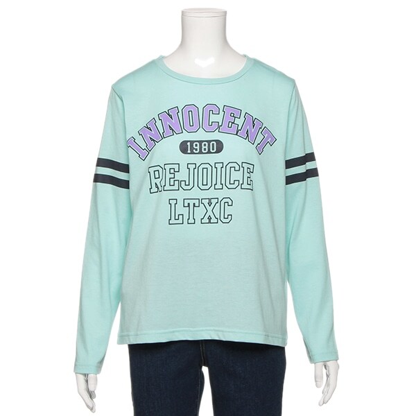 カレッジ風ロゴTシャツ