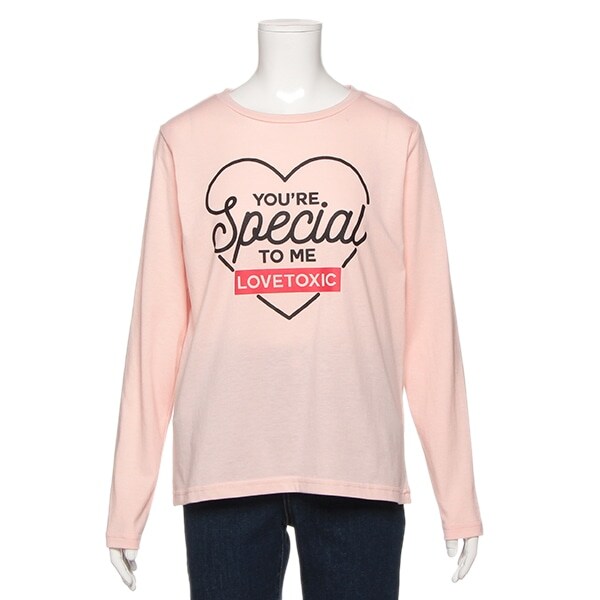 ハートプリントTシャツ