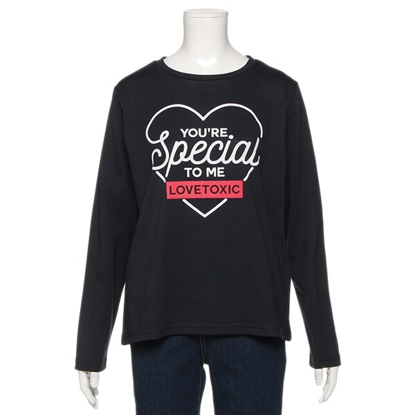 ハートプリントTシャツ