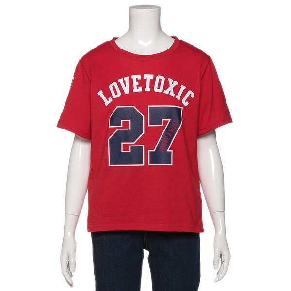 ナンバー袖ロゴTシャツ