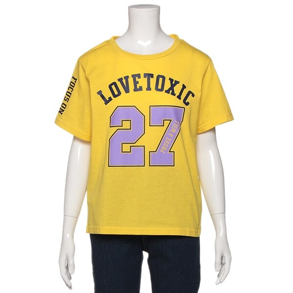 ナンバー袖ロゴTシャツ