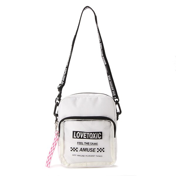 クリアポケットタテ型サコッシュ