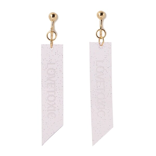 ラメテープクリアイヤリング