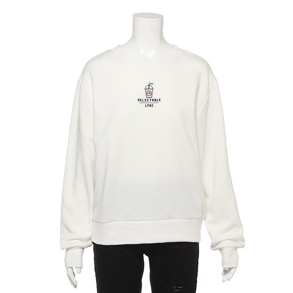 裏毛 ワンポイントトレーナー