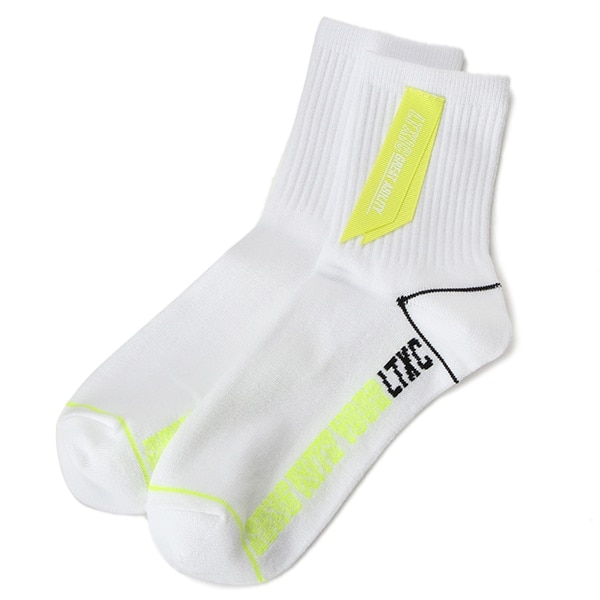 カラーテープクルーソックス