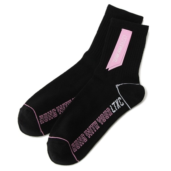 カラーテープクルーソックス