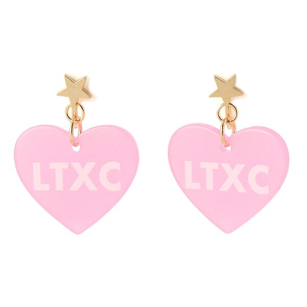 プラハートロゴイヤリング