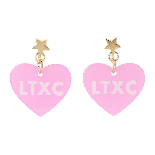 プラハートロゴイヤリング