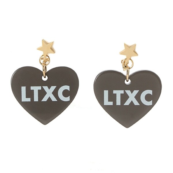 プラハートロゴイヤリング