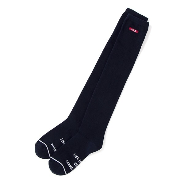 ボックスロゴニーハイソックス