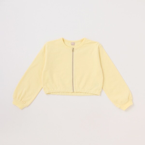 【吸水速乾/リンク】ショート丈ジップ羽織