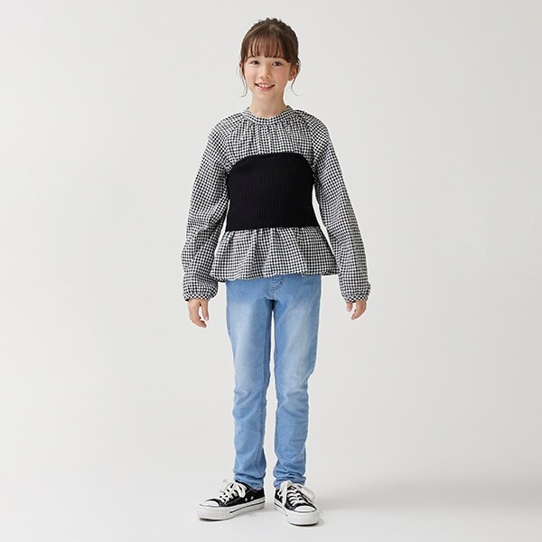 【リンク】オーガニックデニムスキニー（ジュニアサイズ）