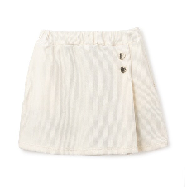【リンク】ハート釦スカート(ジュニア)