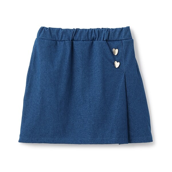 【リンク】ハート釦スカート(ジュニア)