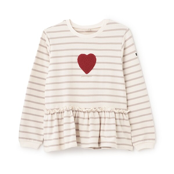 【リンク】ハートペプラムトレーナー(ジュニア)