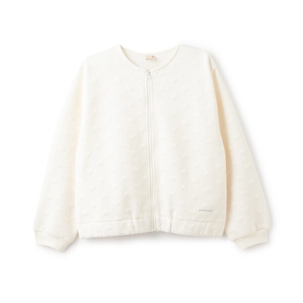 【リンク/花粉防止】ハートzip羽織り(ジュニアサイズ)